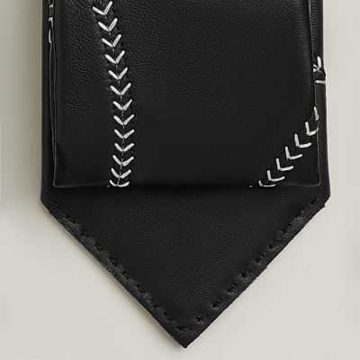 ネクタイ 《ベースボール》 レザーディテール | Hermès